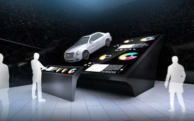 空间与多媒体融合 SGM上海车展广告空间设计的业务探索